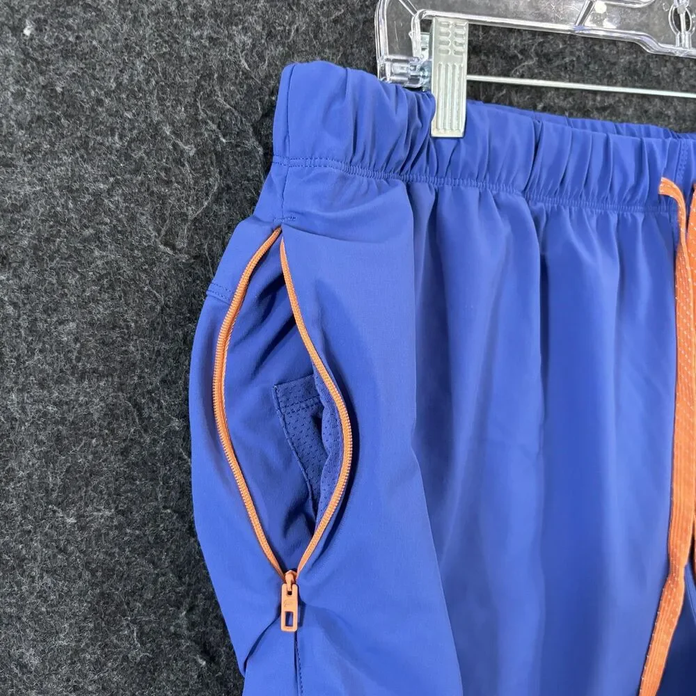 Fabletics The One Shorts Men's XXL Blue Orange 5